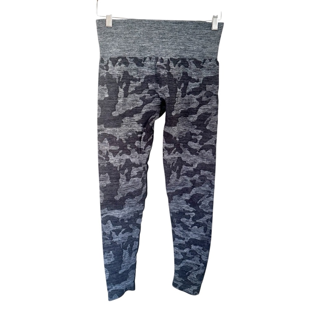 ❤️5/$25 Unbranded Camouflage High Rise Seamless Athletic Leggings Gray Medium